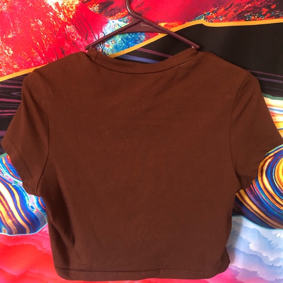 SHEIN Brown crop top - Picture 2 of 2